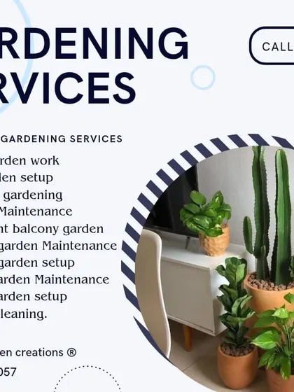 This is a list of our core gardening services. We cover everything from new garden setups and window gardening to apartment balcony maintenance and indoor garden cleaning. Call us to get started.