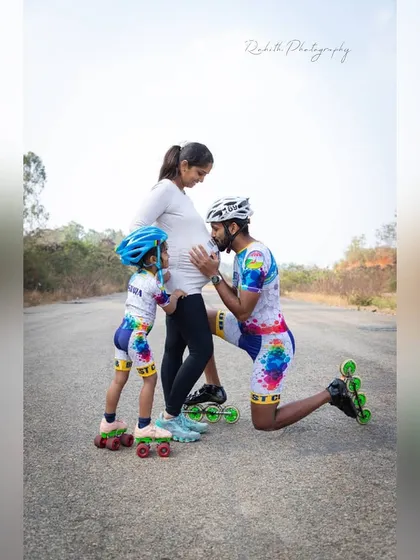 Welcoming a new member to our skating family. We believe in sharing life's most precious moments together, both on and off the rink.