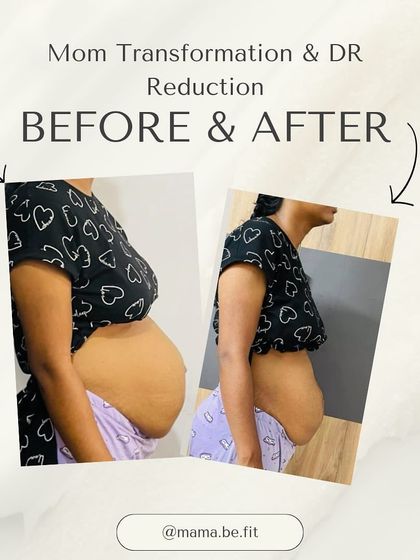 This mom's transformation showcases a significant reduction in her postpartum belly, proving that healing is possible.