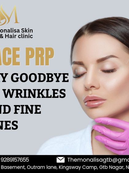 Say goodbye to wrinkles and fine lines with our Face PRP treatment. This procedure uses your body's own growth factors to naturally rejuvenate your skin and restore its youthful smoothness.
