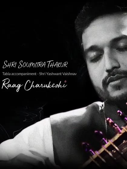 Stay tuned! An announcement for the upcoming release of my Raag Charukeshi recording on Spotify and other audio platforms, with Yashwant Vaishnav on tabla.