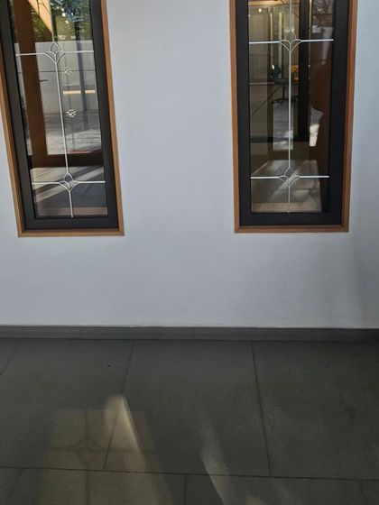 Even smaller windows can be enhanced with custom Georgian bar designs. These windows feature an elegant, decorative pattern that adds a unique touch to the wall.