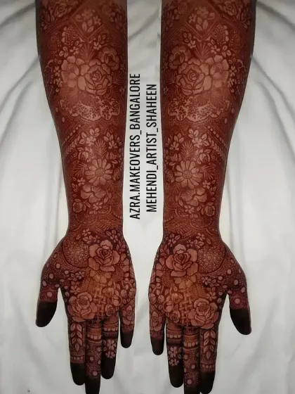Azra Mehendi - Mehendi Artistry Full Bridal Mehendi photo 67