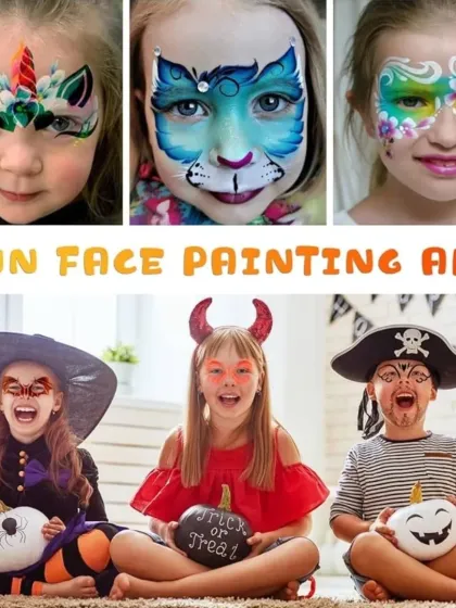 Transform into a pirate, a cat, or a superhero with our fun face painting services. Our artists use safe, skin-friendly paints to create amazing designs that kids absolutely love.