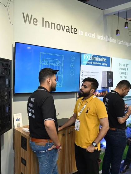 Collaboration is at the core of what we do. Here, our team is at the Smart Home Expo, discussing our custom Control4 drivers and AC Infinity cooling systems with industry partners and potential clients.