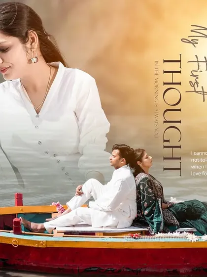 A creative album page design blending multiple moments from a boat shoot. This shows how I can turn your photos into a beautiful, story-driven layout.