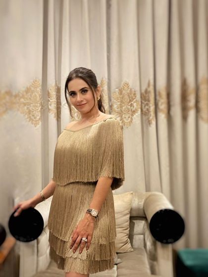 A throwback to one of my favorite party looks. This fringed co-ord set is all about fun and movement, perfect for a night of dancing and celebration.