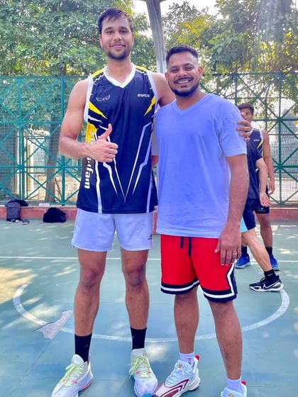 A long awaited reunion with one of the original ballers of BWCS. It's always great to see my players return.