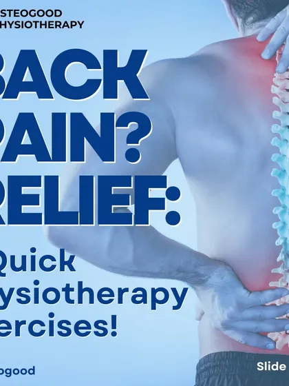 Back pain is one of the most common issues I treat. I believe in empowering you with the right tools, which is why I create easy-to-follow exercise guides to help you find relief and build a stronger, more resilient back at home.