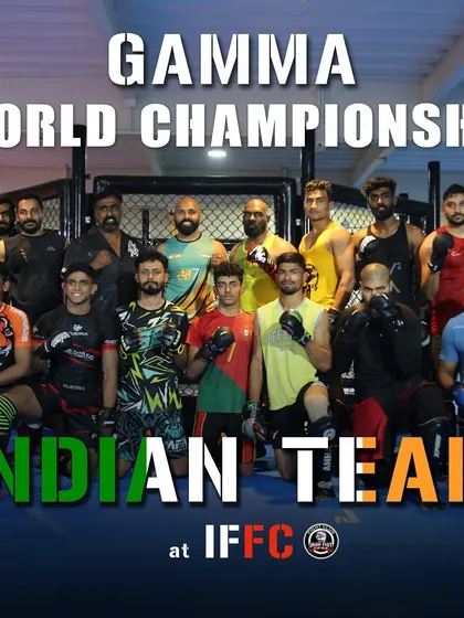 We are the official training ground for the Indian National MMA team. This is our squad, a mix of seasoned pros and rising stars, preparing for the GAMMA World Championship. We build fighters who compete on the world stage.