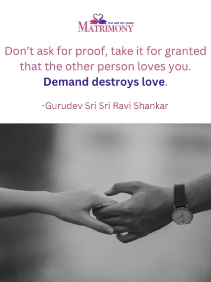 Art Of Living Matrimony - Matrimony & Matchmaking Wisdom for the Path: Guidance from Gurudev photo 15