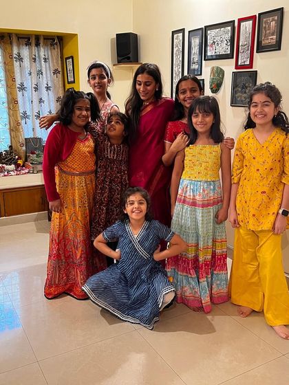 Another happy group of students. Each child brings a unique energy to the class, and it is my privilege to guide them.