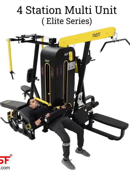 The hip adduction/abduction station on the 4-Station Multi-Unit.
