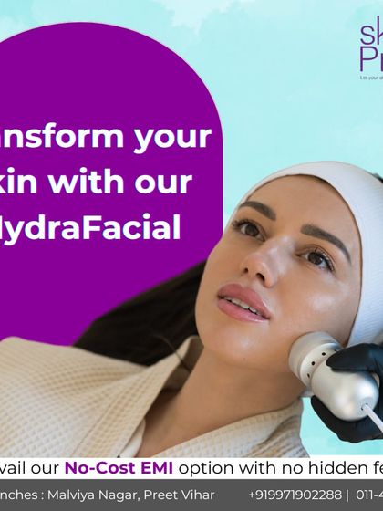 Transform your skin with our HydraFacial. It's the perfect treatment to deeply hydrate and nourish your skin, especially when it's feeling dry and dull.