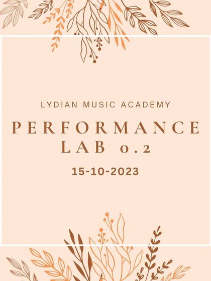 The graphic for "Performance Lab 0.2." We hold these labs frequently to provide consistent practice.