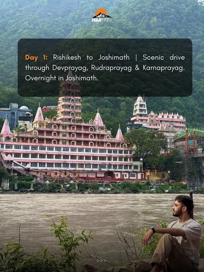Day 1 of Kuari Pass: A scenic drive from Rishikesh to Joshimath through holy towns like Devprayag and Rudraprayag.