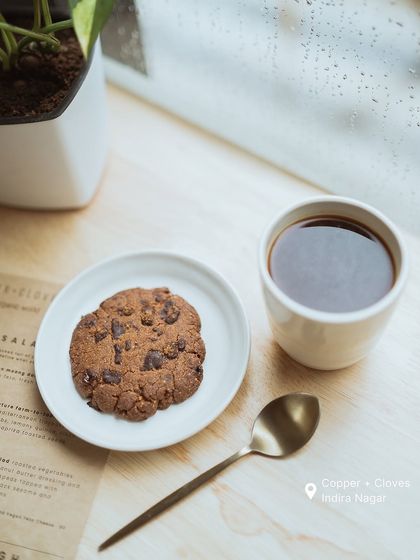 The monsoon in Bangalore is beautiful. Cozy up at our cafe with a hot coffee and a cookie. We have free Wi-Fi if you need to work, and the rainy view is on us.