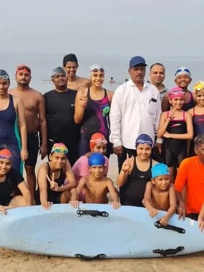 This is our team. We train together in the pool and in the open sea, preparing for events like the Malwan Swimathon. Iron sharpens iron, and in our community, we push each other to be stronger, faster, and more resilient.