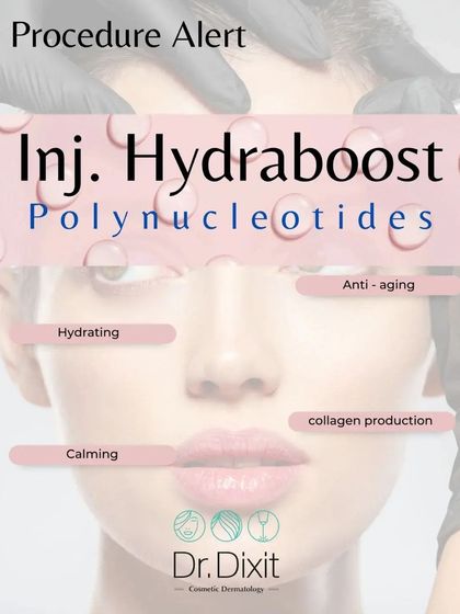 Our new procedure, Injectable Hydraboost with Polynucleotides, is a multi-benefit treatment. It is hydrating, calming, stimulates collagen production, and provides powerful anti-aging effects.