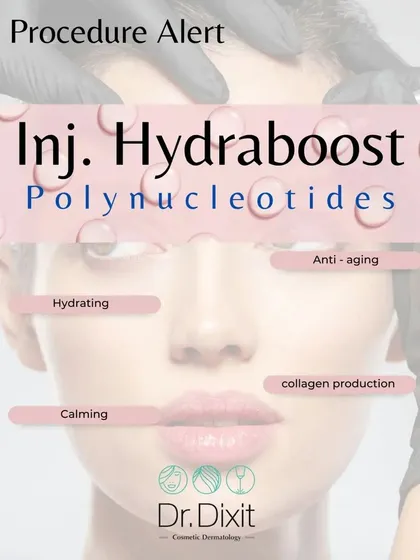 Discover our new Hydraboost injectable treatment. It leverages the power of polynucleotides to calm, hydrate, and rejuvenate the skin from within by boosting your natural collagen.