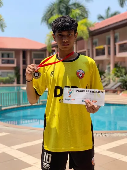 Another Player of the Match award from the Goa Global Cup. Our players consistently stand out on the biggest stages.