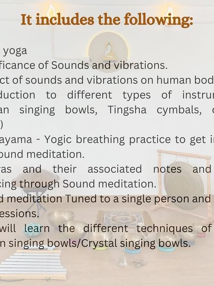 Kalariyogi Shriram - Sound Meditation Teacher Training The Science & Soul of Sound photo 15