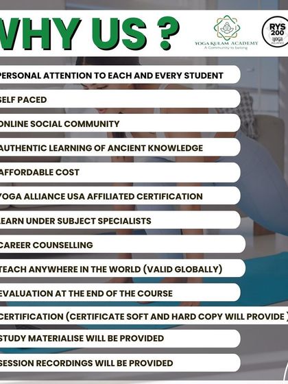 YogaKulam - Online Nutrition & Diet Planning Course Why Choose Yogakulam Academy? photo 6