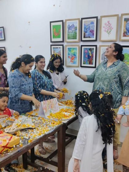 More cherished moments from our studio events, capturing the spirit of community, celebration, and shared passion for art that defines Rangshala.
