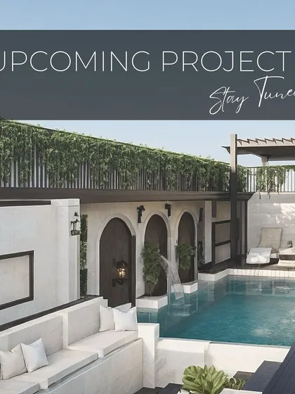 We designed this sunken poolside lounge as a serene escape. The space integrates built-in seating, multi-level terraces, and cascading water features, all framed by lush greenery to create a resort-like feel at home.