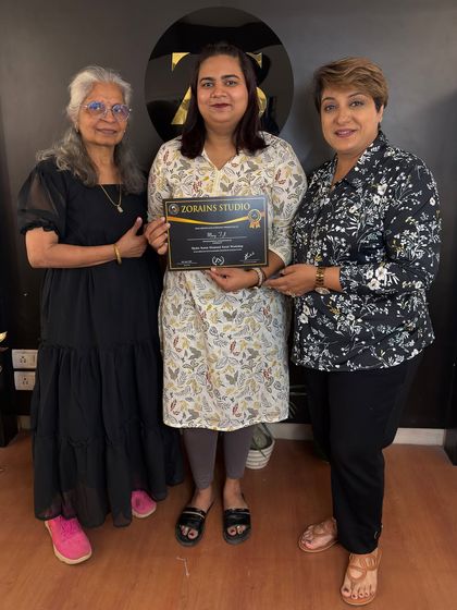 Congratulations to this graduate on completing her advanced facial training.