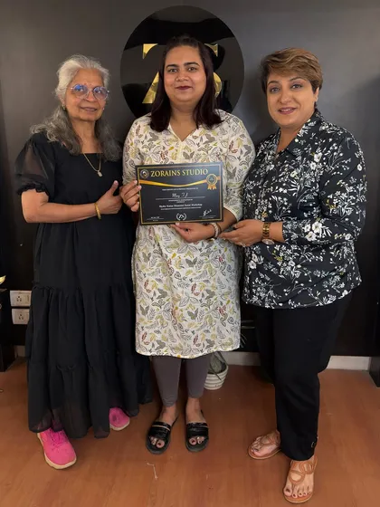 Congratulations to this graduate on completing her advanced facial training.