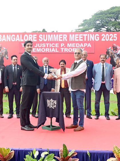 The Justice P. Medapa Memorial Trophy presentation.