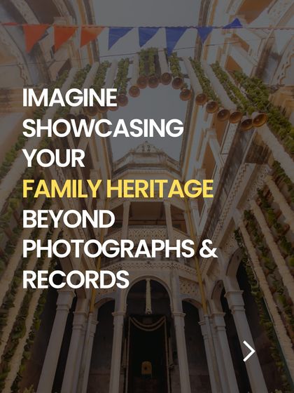 We believe your family heritage deserves more than just old photos. This image captures the spirit of our service, which is to bring your history to life through dynamic, interactive, and emotional experiences.