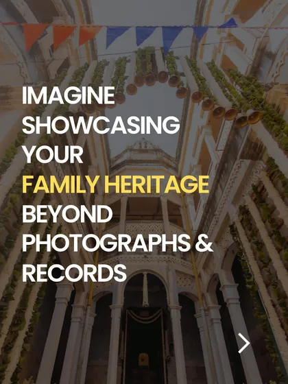 We believe your family heritage deserves more than just old photos. This image captures the spirit of our service, which is to bring your history to life through dynamic, interactive, and emotional experiences.