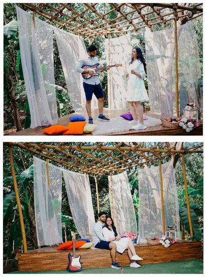 From making music together to sharing a quiet moment, this set of images captures the hobbies and shared interests that make a couple unique.