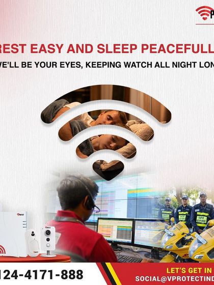 Rest easy and sleep peacefully. We'll be your eyes, keeping watch all night long with our advanced surveillance systems and 24/7 monitoring team, so you can feel truly secure.