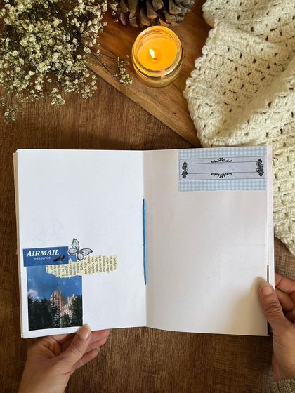 I created these customized journals for a client whose daughters were moving abroad. They're filled with prompts and activities to help them document their journey and navigate the transition smoothly.
