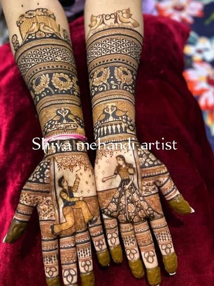 Custom Portrait Mehendi photo 14