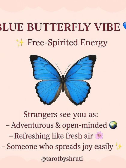 What vibe do you give to strangers? Pick a butterfly to find out if you are perceived as free-spirited and adventurous, charismatic and magnetic, or peaceful and healing.