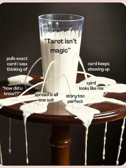 Sometimes the universe has a great sense of humor. This is for anyone who has ever felt that moment of shock when the cards are just too accurate. It's a reminder that tarot isn't just random; it's a tool that reflects the energy and intuition you already hold.