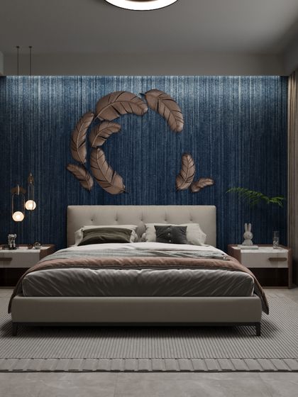 Houzlook - Full Home Interior Design & Turnkey Execution Serene & Stylish Bedrooms photo 10