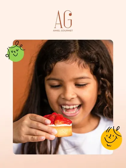 Another shot of a happy child enjoying a sweet treat. These moments are truly priceless.