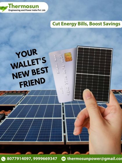 Think of a solar panel as your wallet's new best friend. It cuts your energy bills and boosts your savings, freeing up your money for other things.
