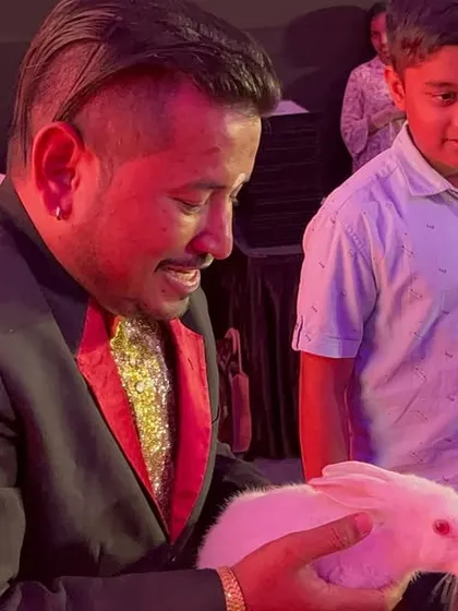 One of my favourite parts of the show is when I introduce my fluffy assistant. The kids' faces light up when they get to meet and pet a real, live rabbit that just appeared from an empty box. It’s a gentle and magical moment for everyone.