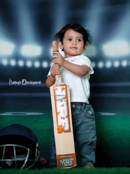 Bowled over by this little champion. Our cricket theme is a huge hit with sports-loving families.