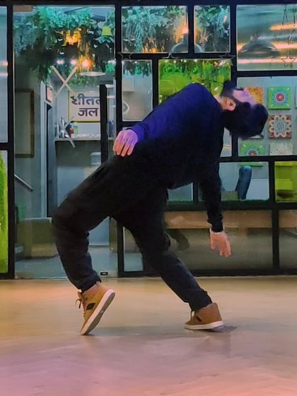 A dynamic pose captured mid-motion. For me, dance is about finding those moments where you feel completely free and connected to your true self.