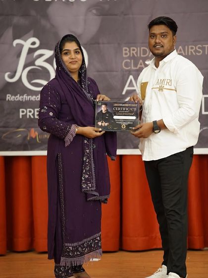 Another certified hairstylist from my bridal class. So proud of her skills.