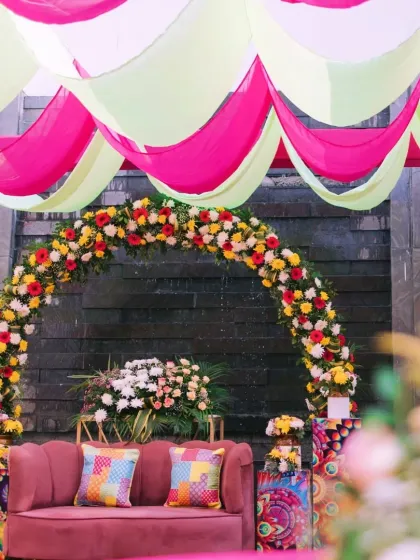 Vibrant Haldi & Mehendi Celebrations photo 16