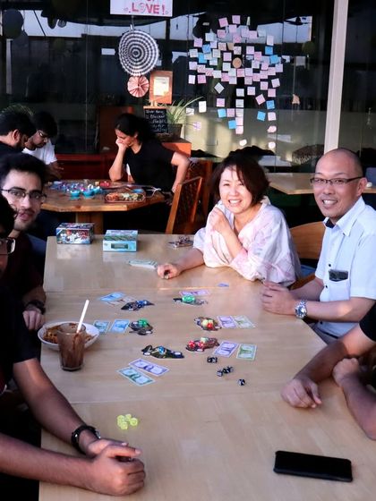 We love welcoming gamers from all over the world. It's amazing to see how board games can bring people from different cultures together.