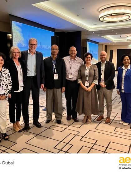 Our school leaders at the Near East School Association (NESA) conference in Dubai. We are proud when our faculty and staff are invited to share their expertise and best practices on a global stage.